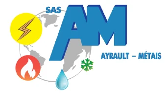 Logo de AM SAS, électricien, plombier, chauffagiste à Courlay