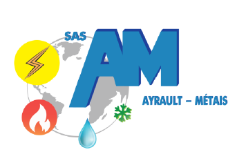 Logo de AM SAS, électricien, plombier, chauffagiste à Courlay