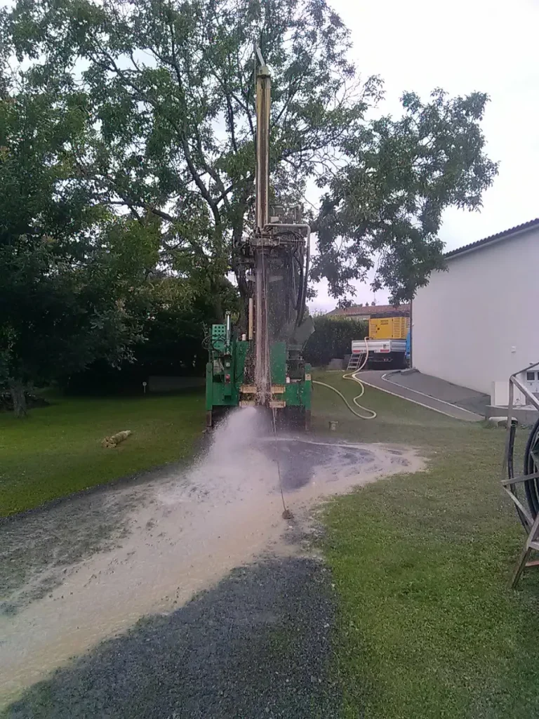 Réalisation de géothermie par AM SAS, électricien, plombier, chauffagiste à Courlay